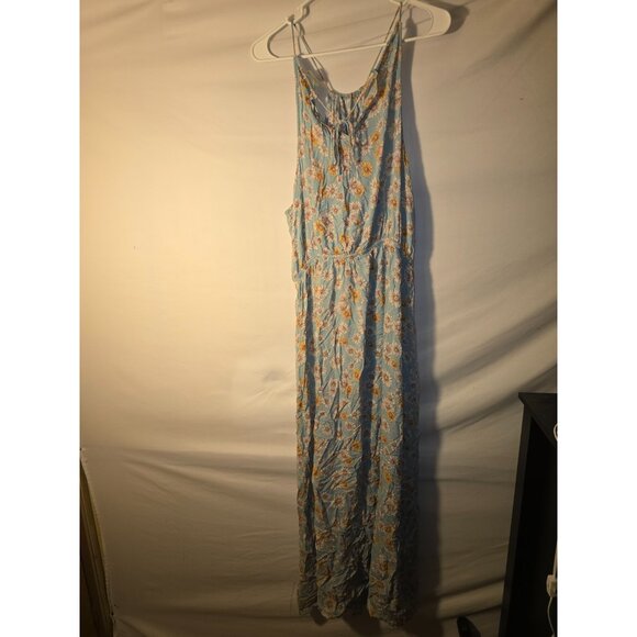 Forever 21 Womens Plus Size 3X Sundress Dress Floral Pattern Strappy Maxi - Picture 4 of 4